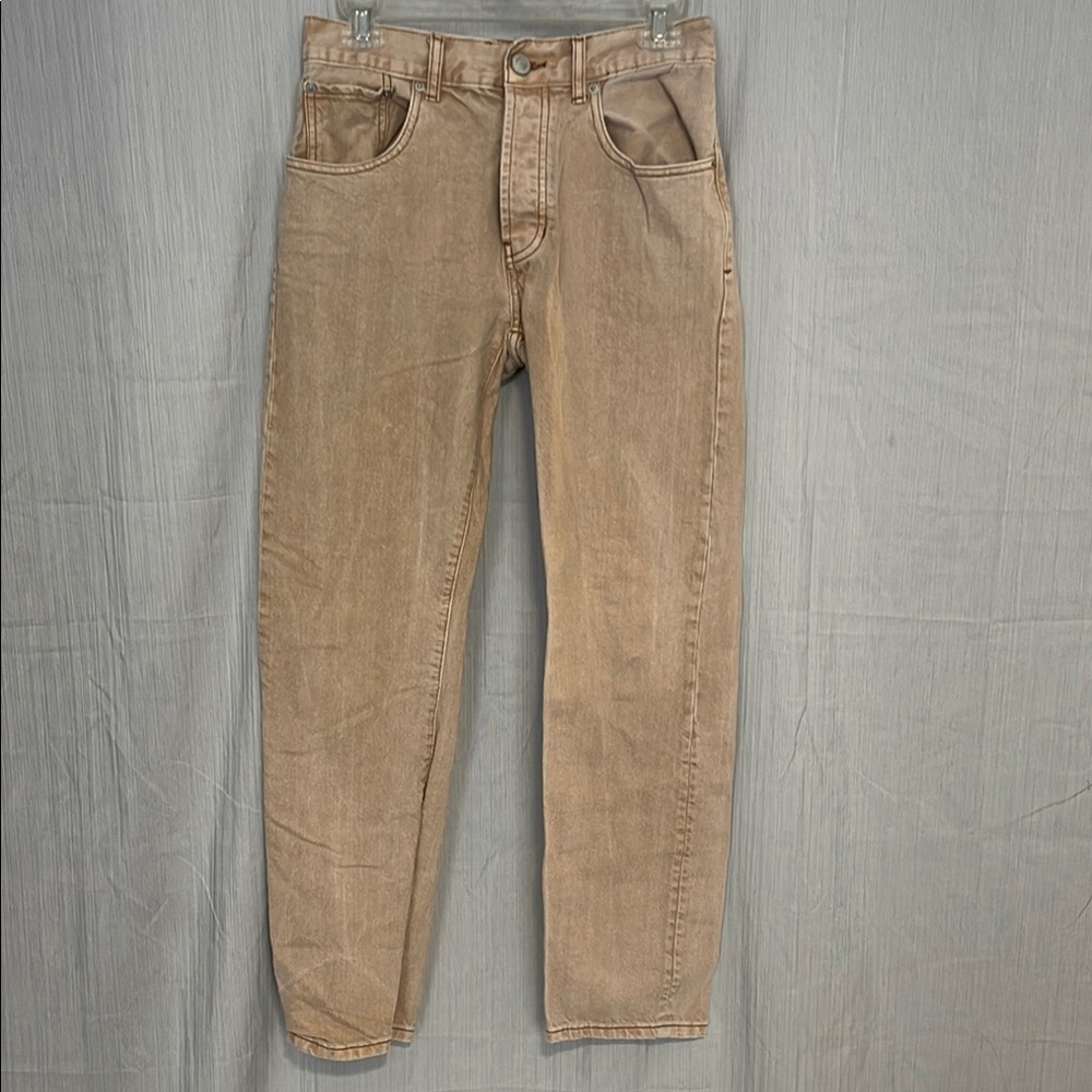 PacSun Beige Straight-Leg Jeans
